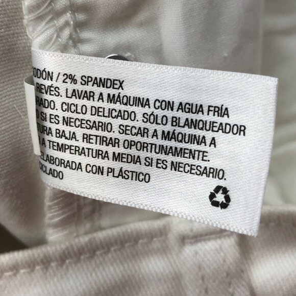 NWT Wild Fable Womens Dad Jeans Size 4 High Rise White Distressed Denim Straight - Picture 16 of 16